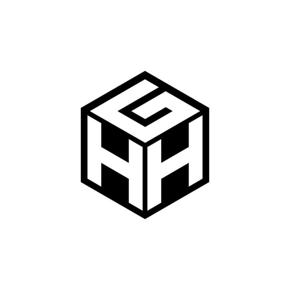 hhg lettre logo conception dans illustration. vecteur logo, calligraphie dessins pour logo, affiche, invitation, etc.