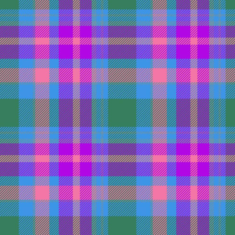 textile vérifier en tissu de plaid texture Contexte avec une vecteur sans couture modèle tartan.