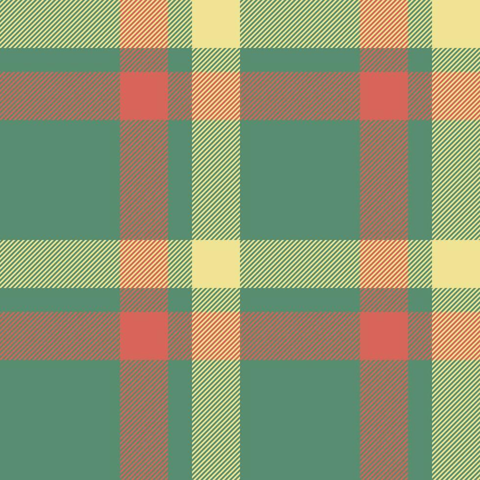 modèle vecteur vérifier de en tissu sans couture textile avec une plaid tartan Contexte texture.