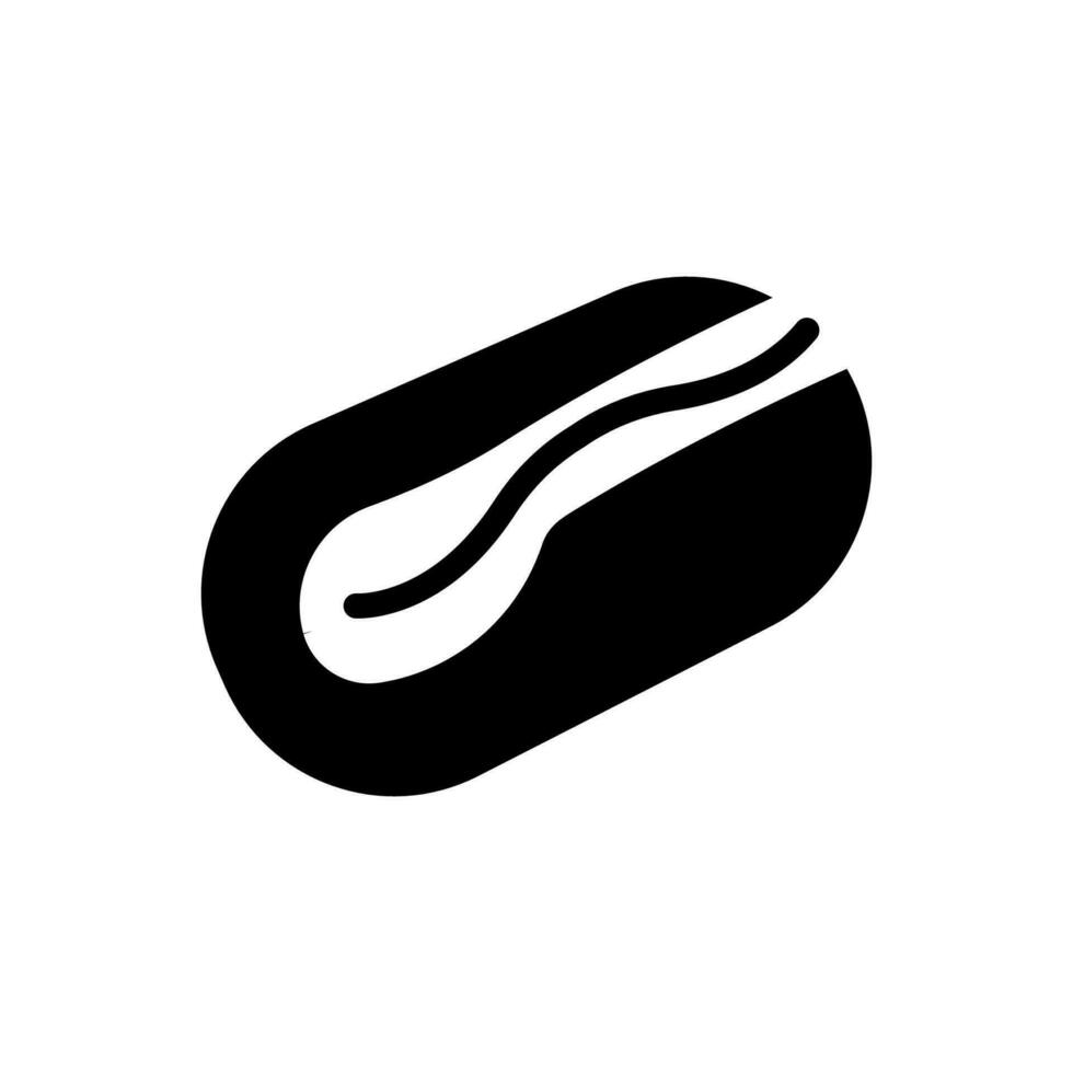 tacos icône, logo isolé sur blanc Contexte vecteur