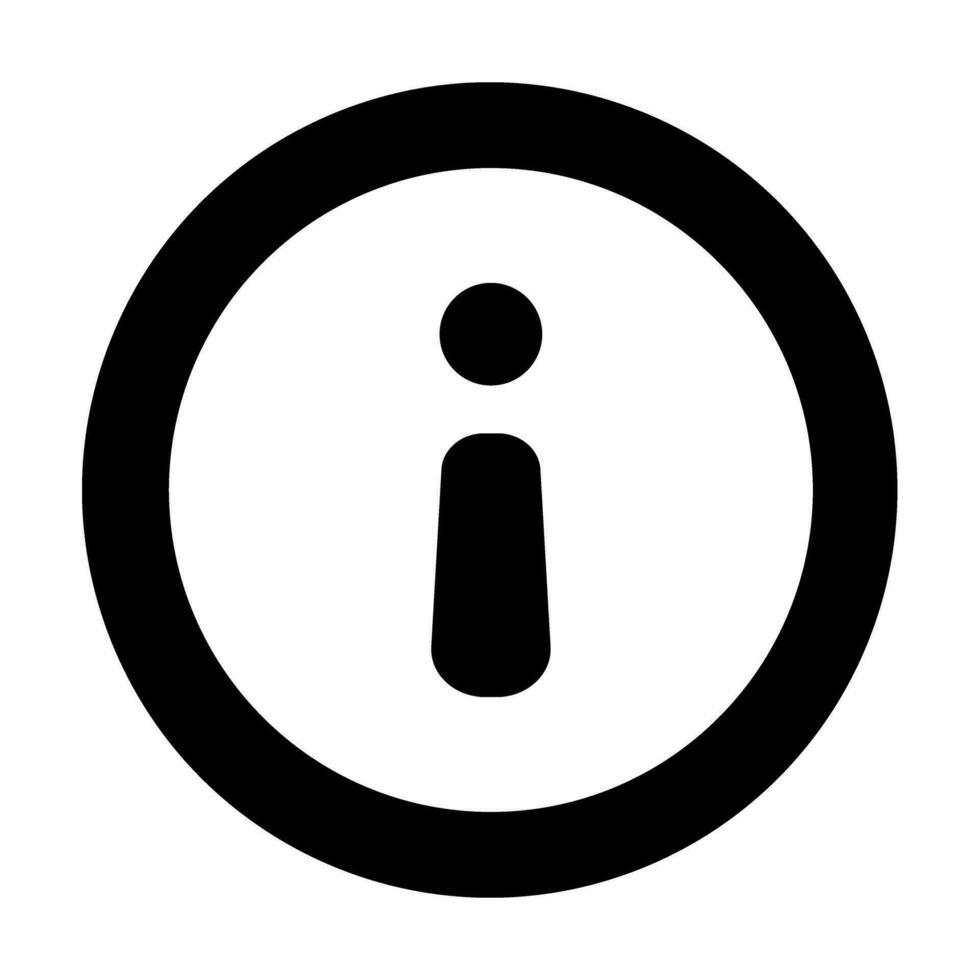 information vecteur glyphe icône pour personnel et commercial utiliser.