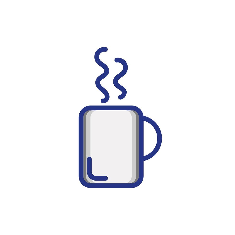 tasse à café boisson icône isolé vecteur