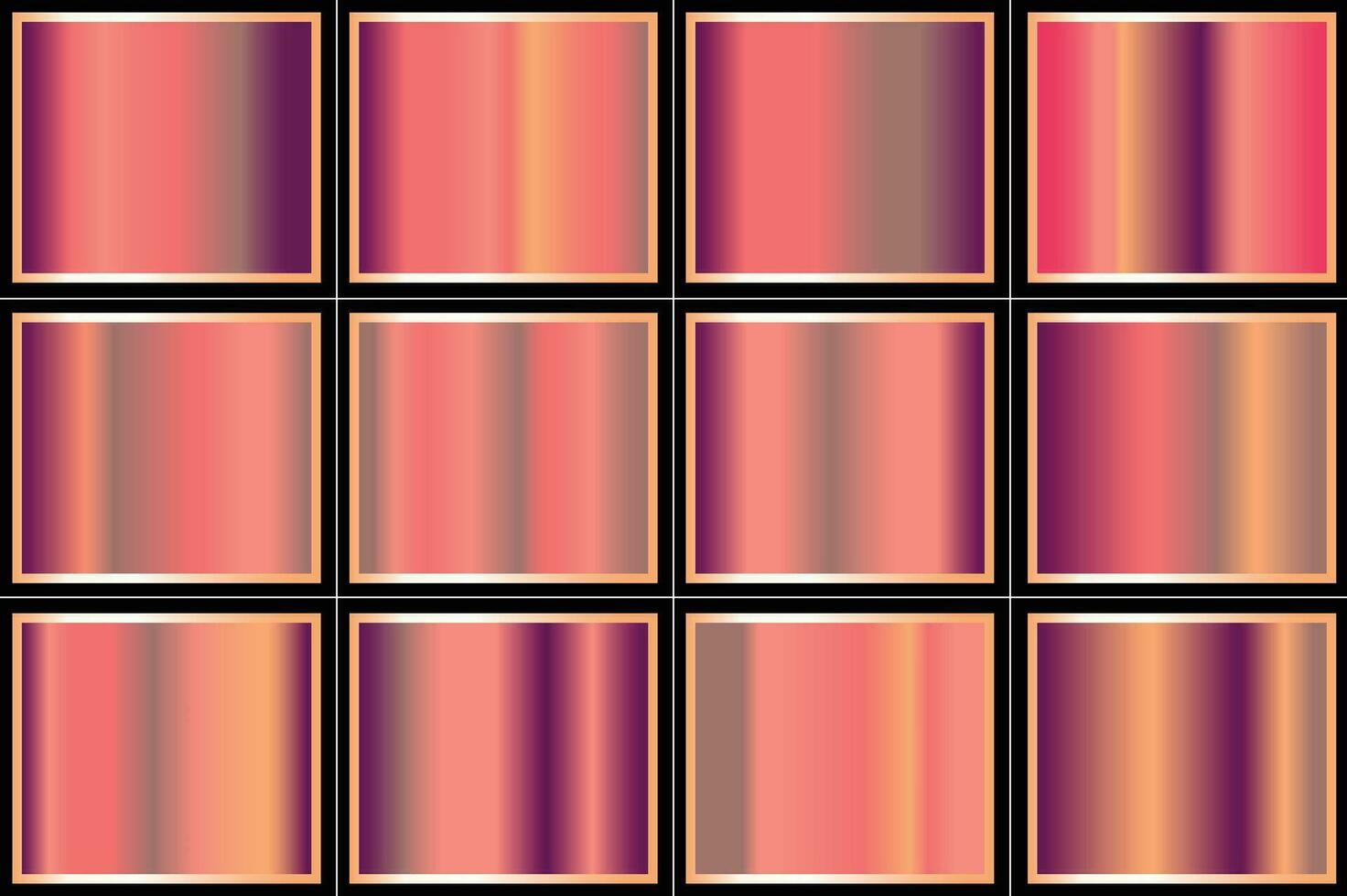 gratuit couleurs vecteurs dégradés échantillons palette vecteur