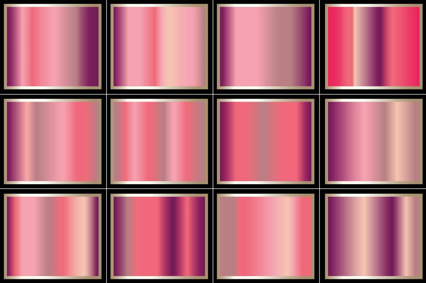 gratuit couleurs vecteurs dégradés échantillons palette vecteur
