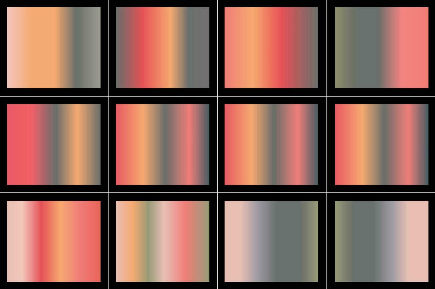 gratuit couleurs vecteurs dégradés échantillons palette vecteur