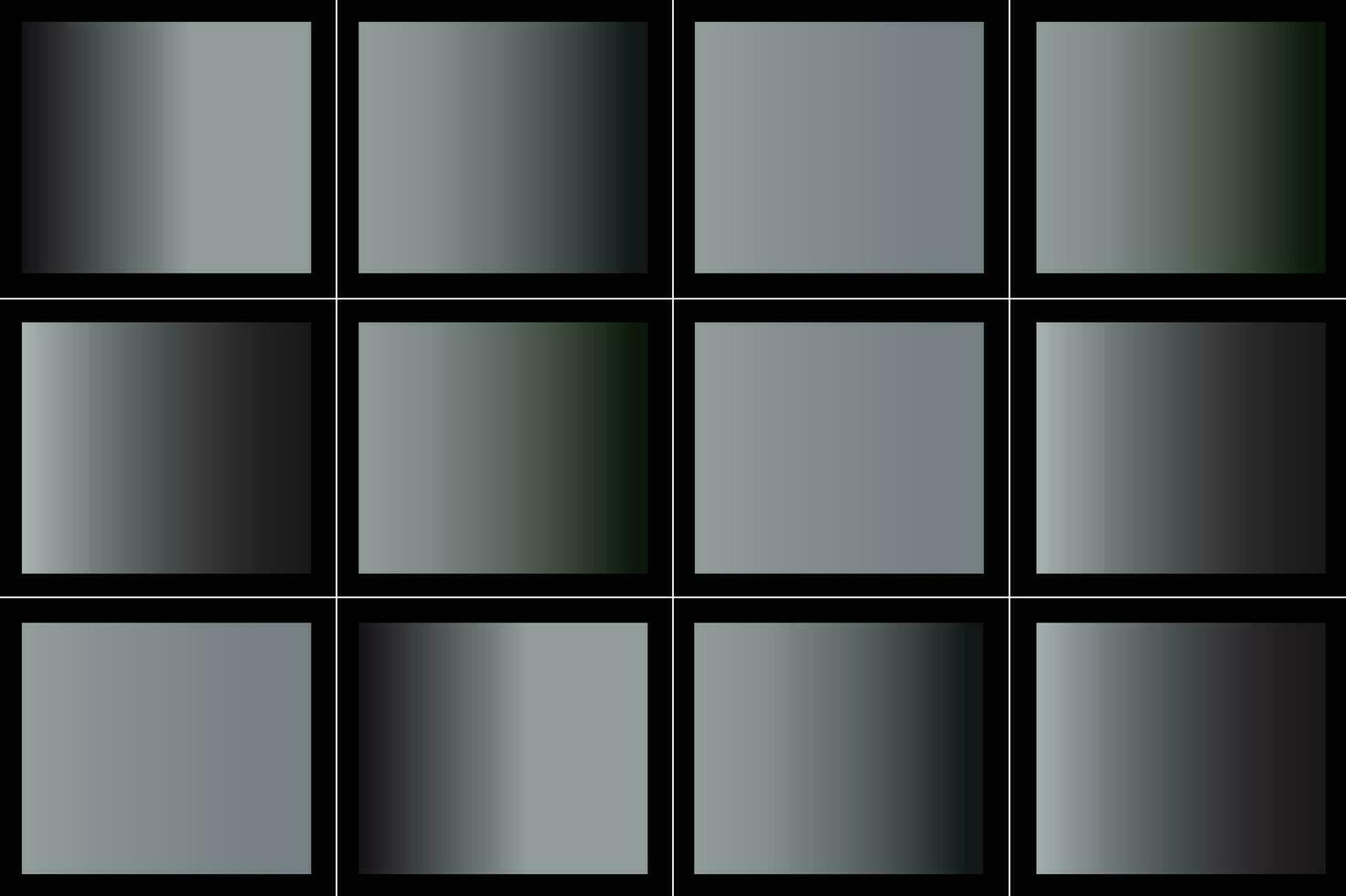 couleurs vecteurs dégradés échantillons palette gratuit vecteur