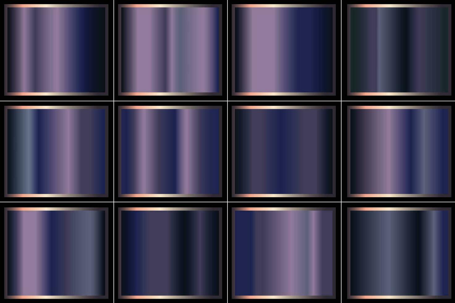 couleurs vecteurs dégradés échantillons palette gratuit vecteur
