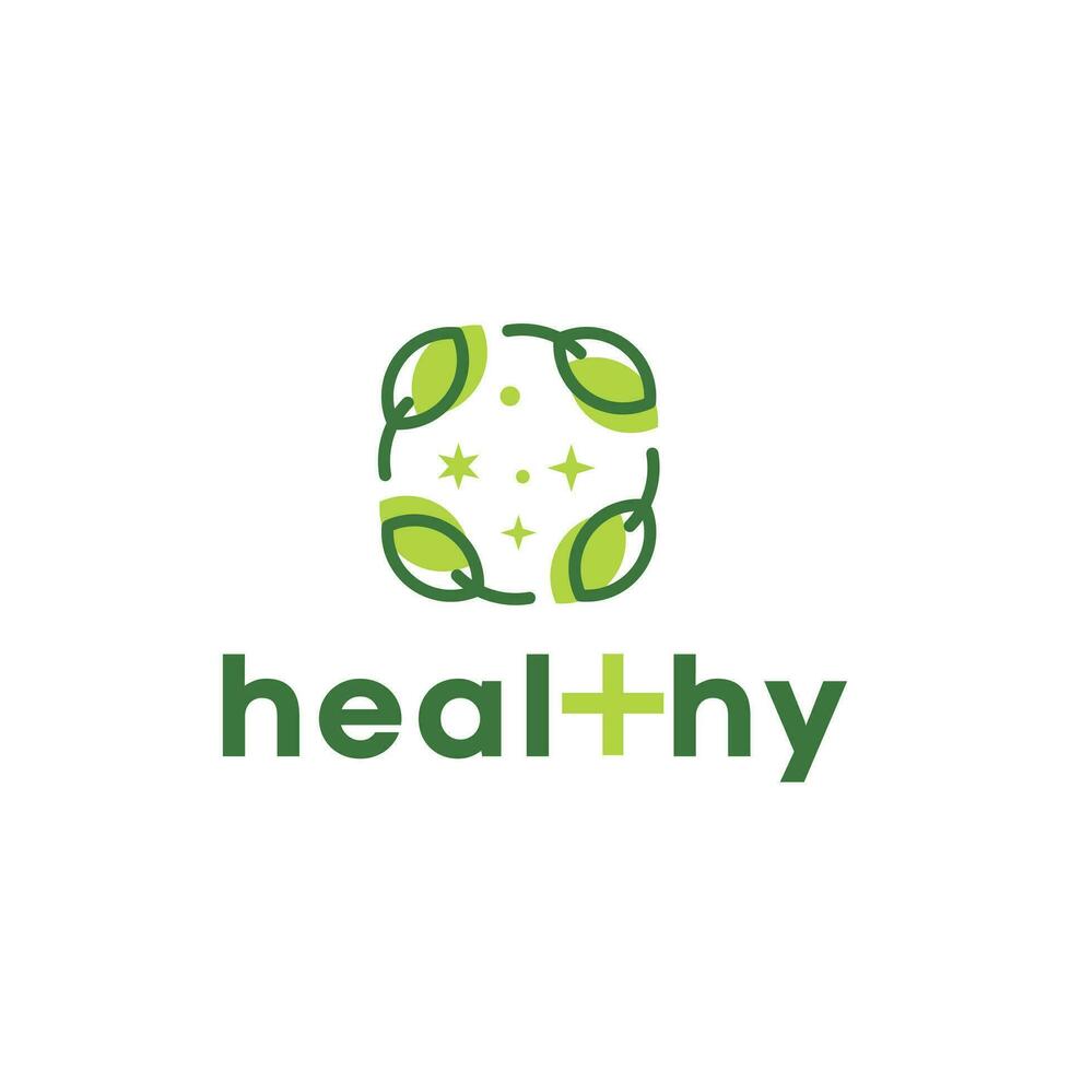 santé logo vecteur, parfait feuille pour hôpital logo vecteur