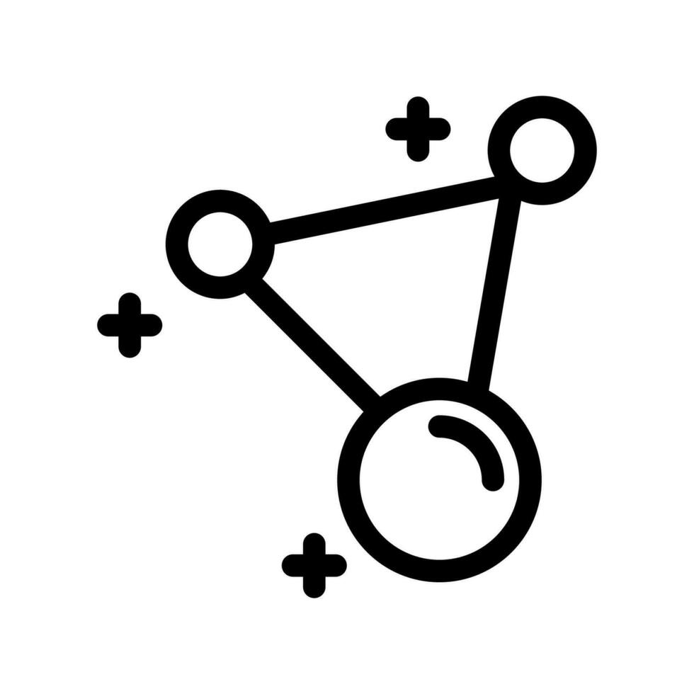 molécule icône vecteur illustration isolé signe symbole adapté pour afficher, site Internet, logo et designer. haute qualité noir style vecteur icône. icône conception