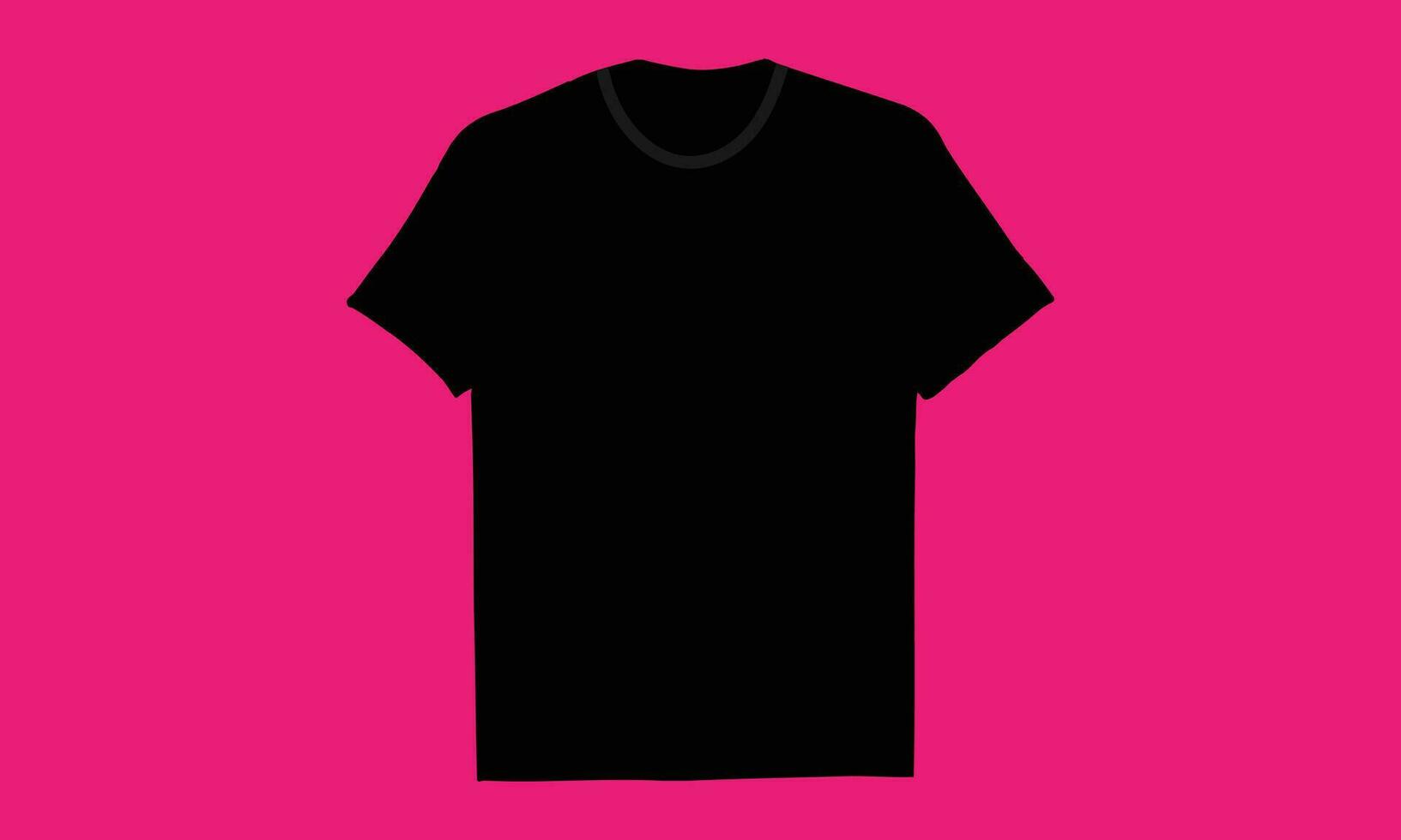 noir T-shirt gratuit maquette vecteur