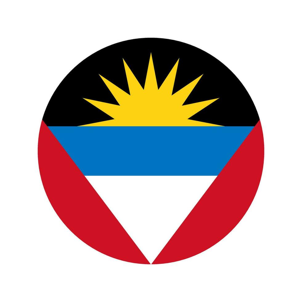 illustration simple du drapeau antigua-et-barbuda pour le jour de l'indépendance ou les élections vecteur