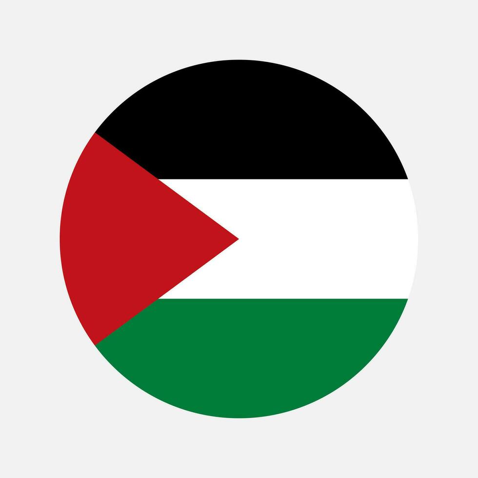 illustration simple du drapeau de la palestine pour le jour de lindépendance ou les élections vecteur