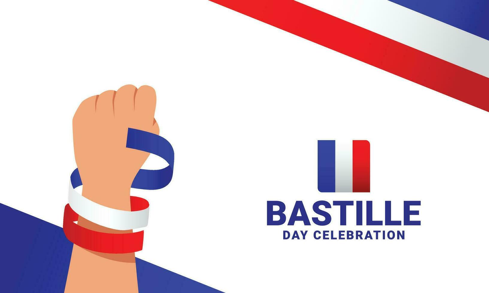 Bastille indépendance journée un événement célébrer vecteur