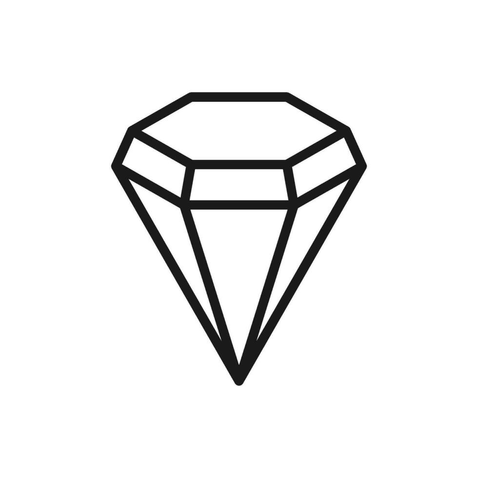 diamant icône pour la toile et graphique conception vecteur