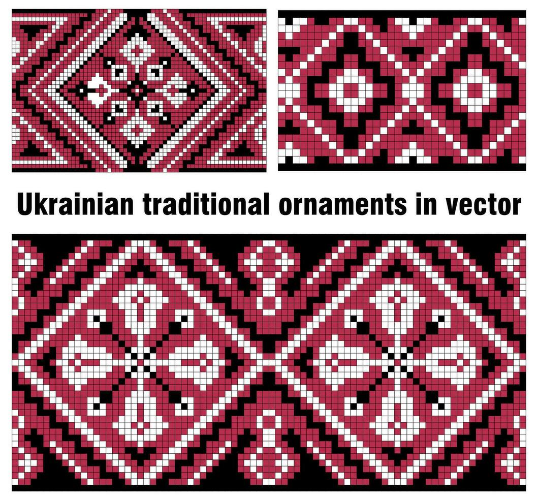 brodé point de croix ornement nationale sans couture motif.traditionnel ukrainien populaire vyshyvanka. parfait pour fond d'écran, emballage papier, modèle remplit, salutations, la toile page arrière-plan, salutation cartes. vecteur