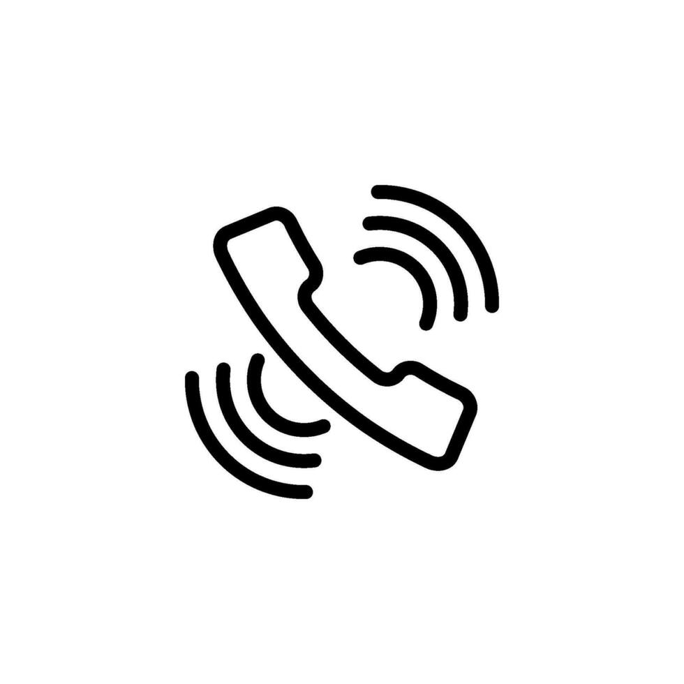 Téléphone signe symbole vecteur