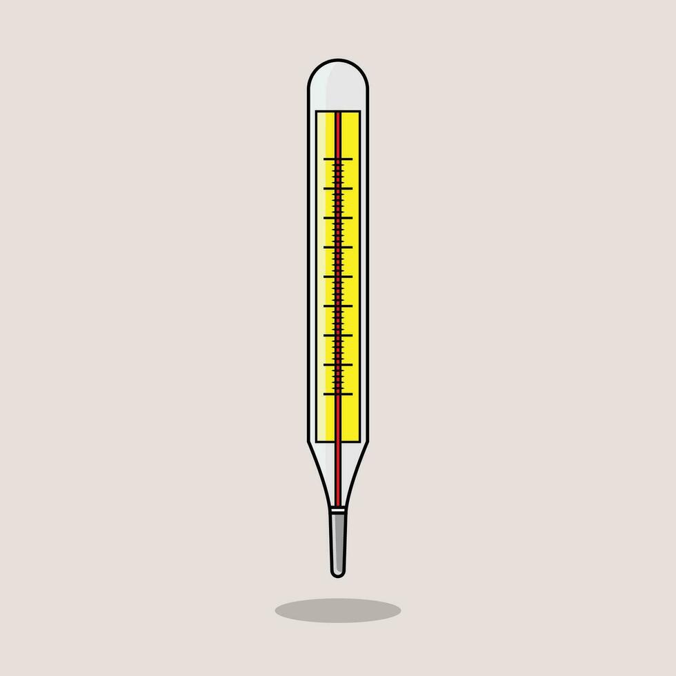 le illustration de thermomètre vecteur