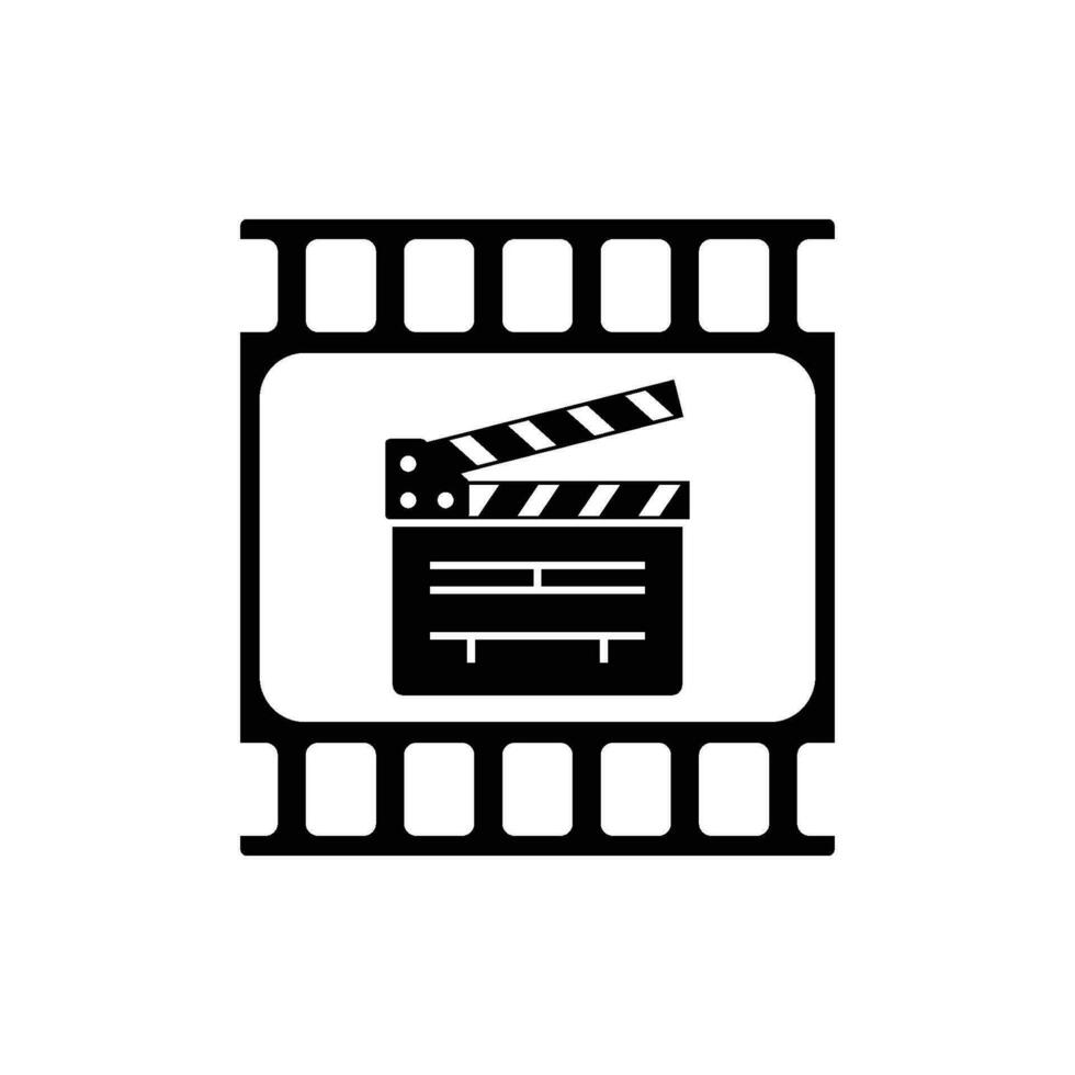 logo de la bande de film vecteur