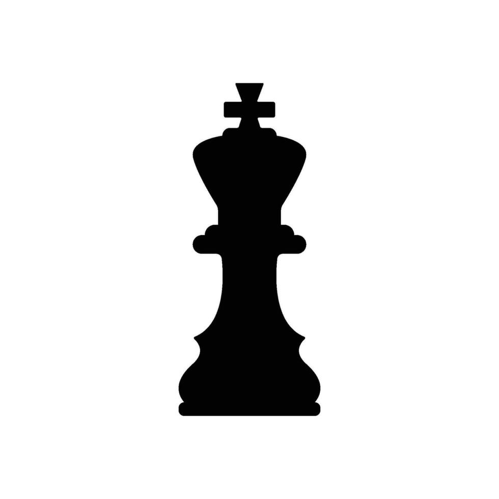 pièce de roi d'échecs vecteur