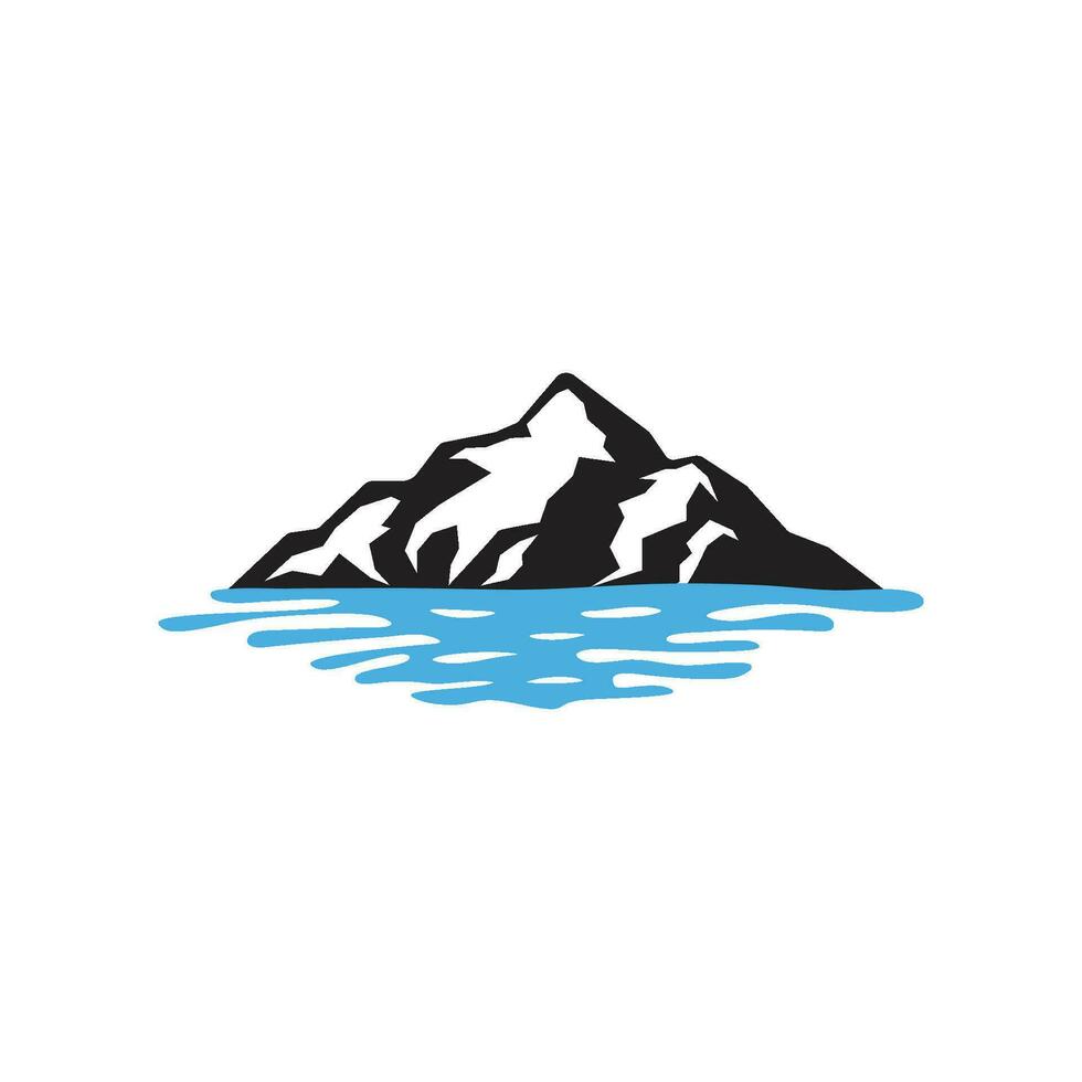 vecteur de logo de montagne