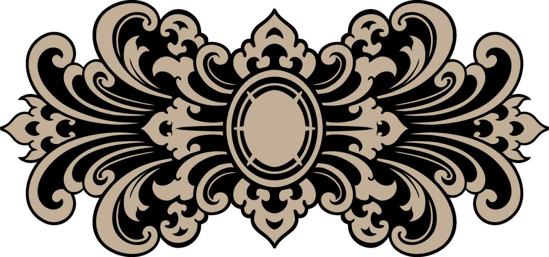 ancien typographique décoratif ornement conception éléments vecteur
