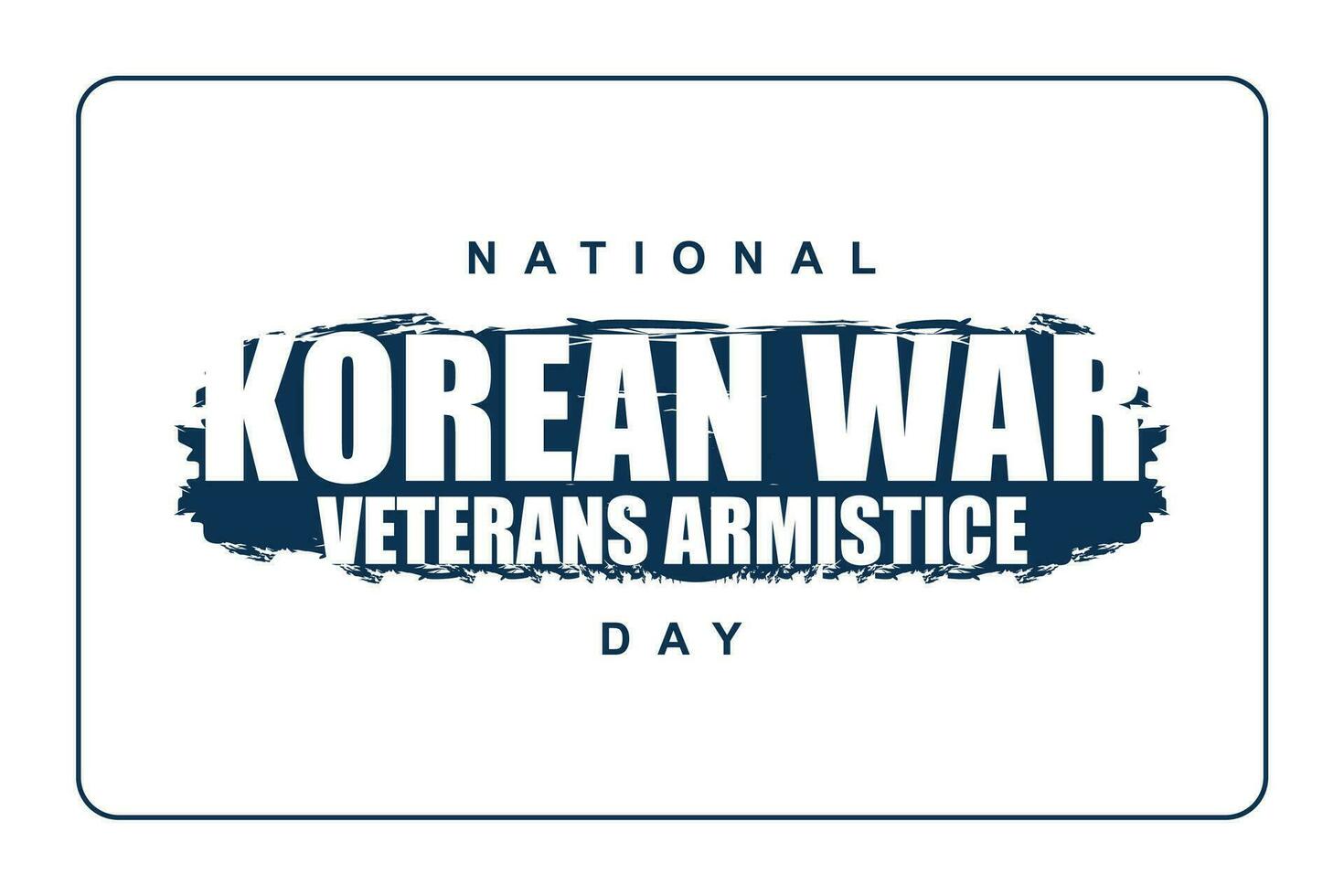 nationale coréen guerre anciens combattants armistice journée vecteur