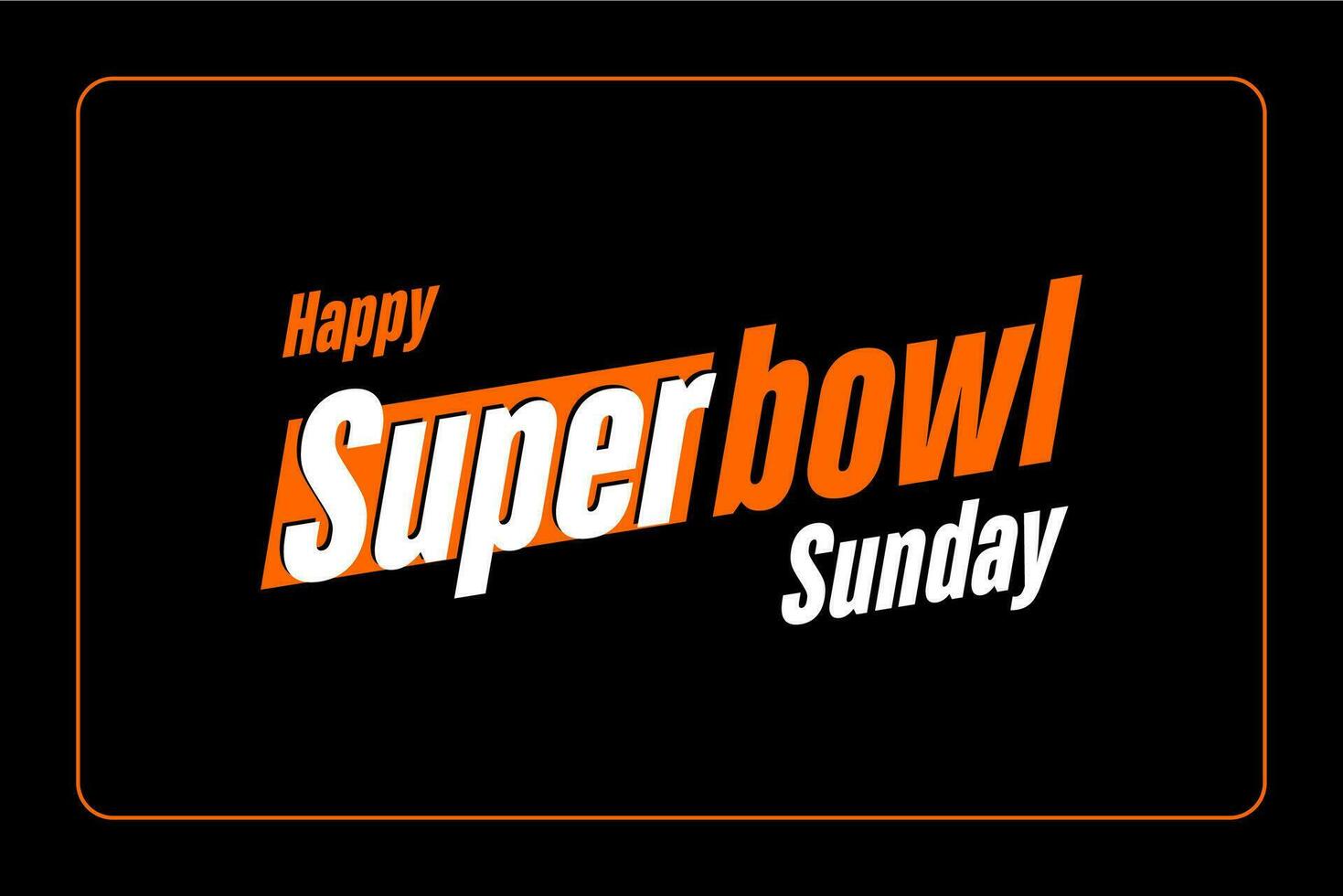 content super Bowl dimanche, super bol vecteur