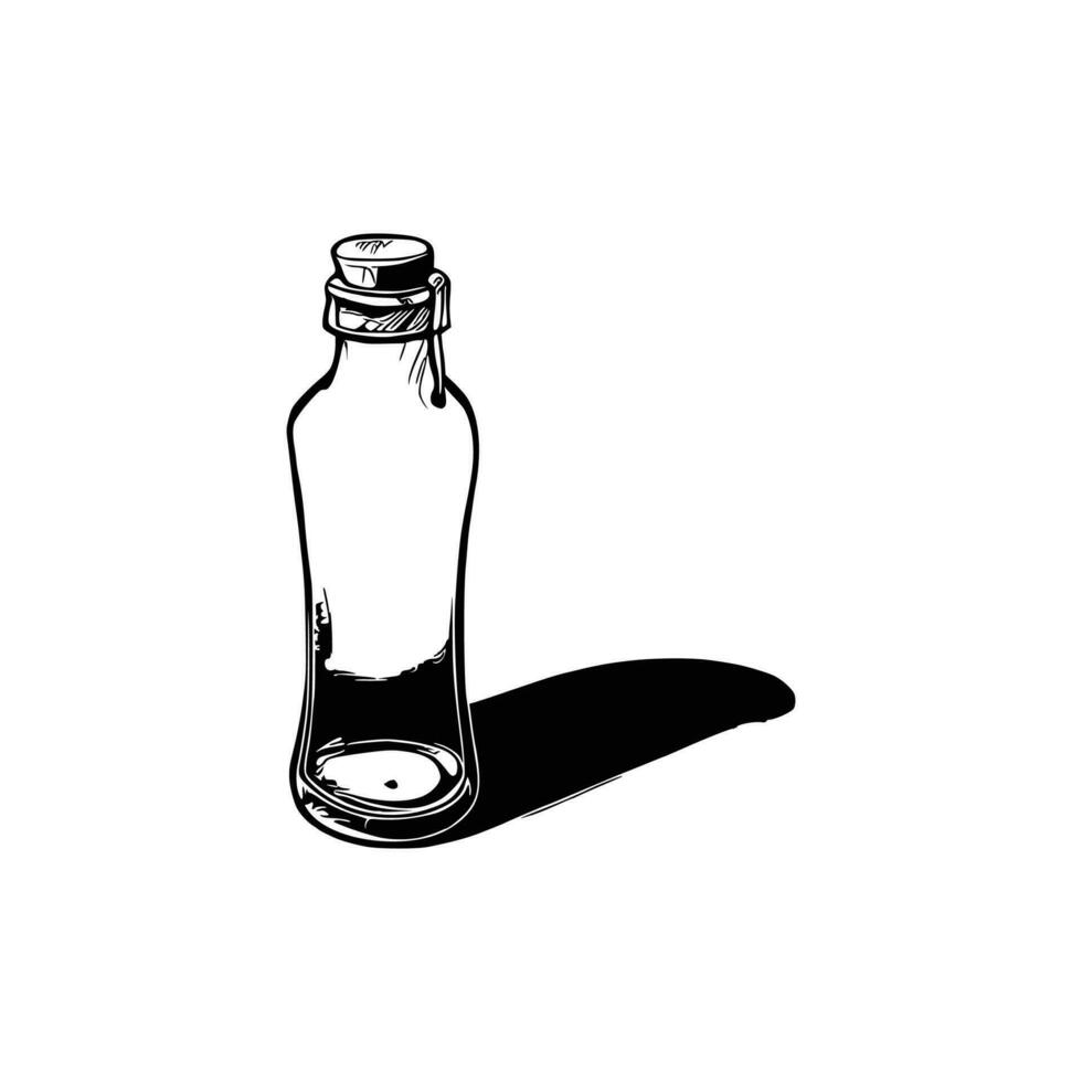 verre bouteille vecteur