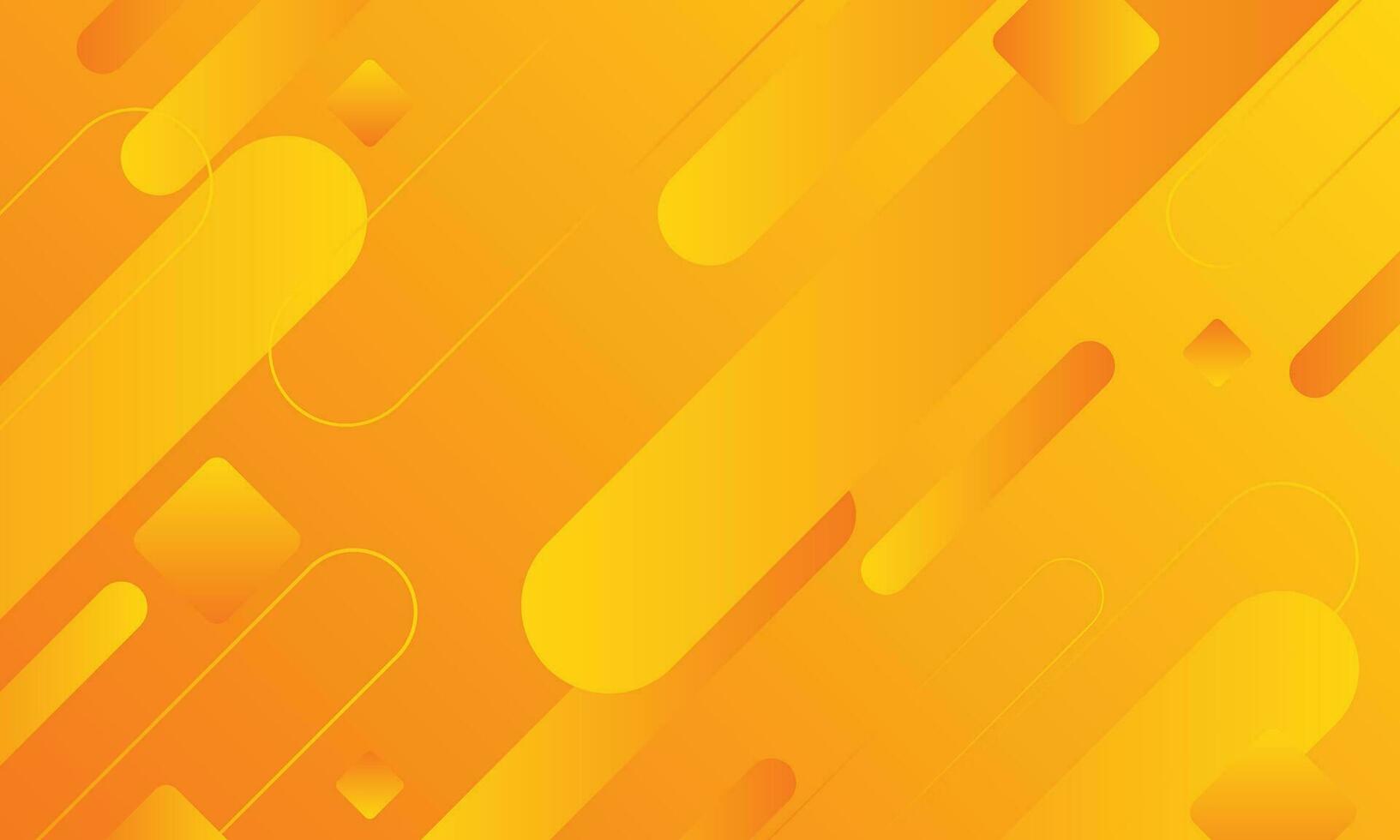 abstrait Jaune Orange coloré modèle bannière avec pente Couleur et petit polka point La technologie Contexte conception avec liquide forme vecteur conception