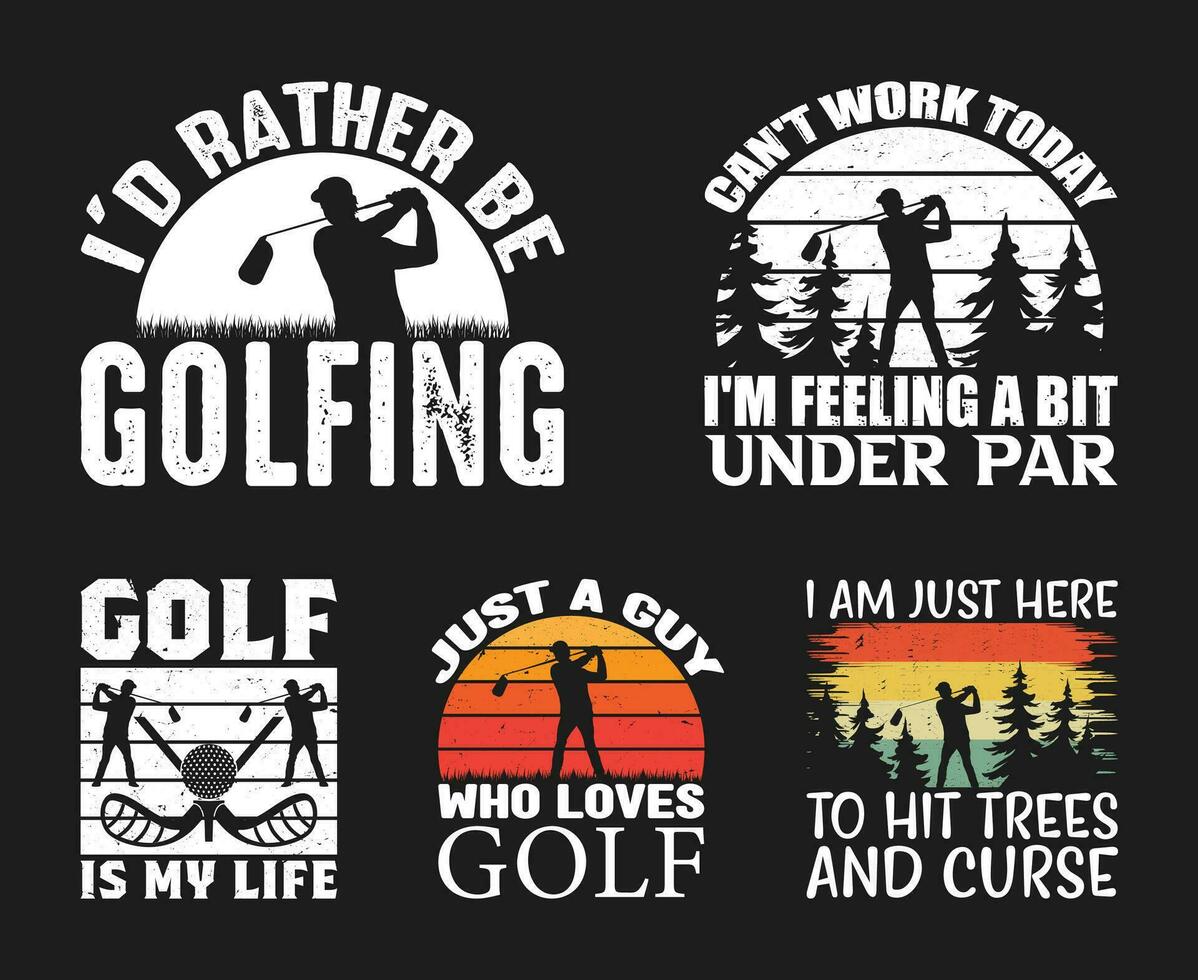 le golf t chemise conception empaqueter, vecteur le golf t chemise conception, jouer au golf chemise, le golf ancien t chemise conception collection