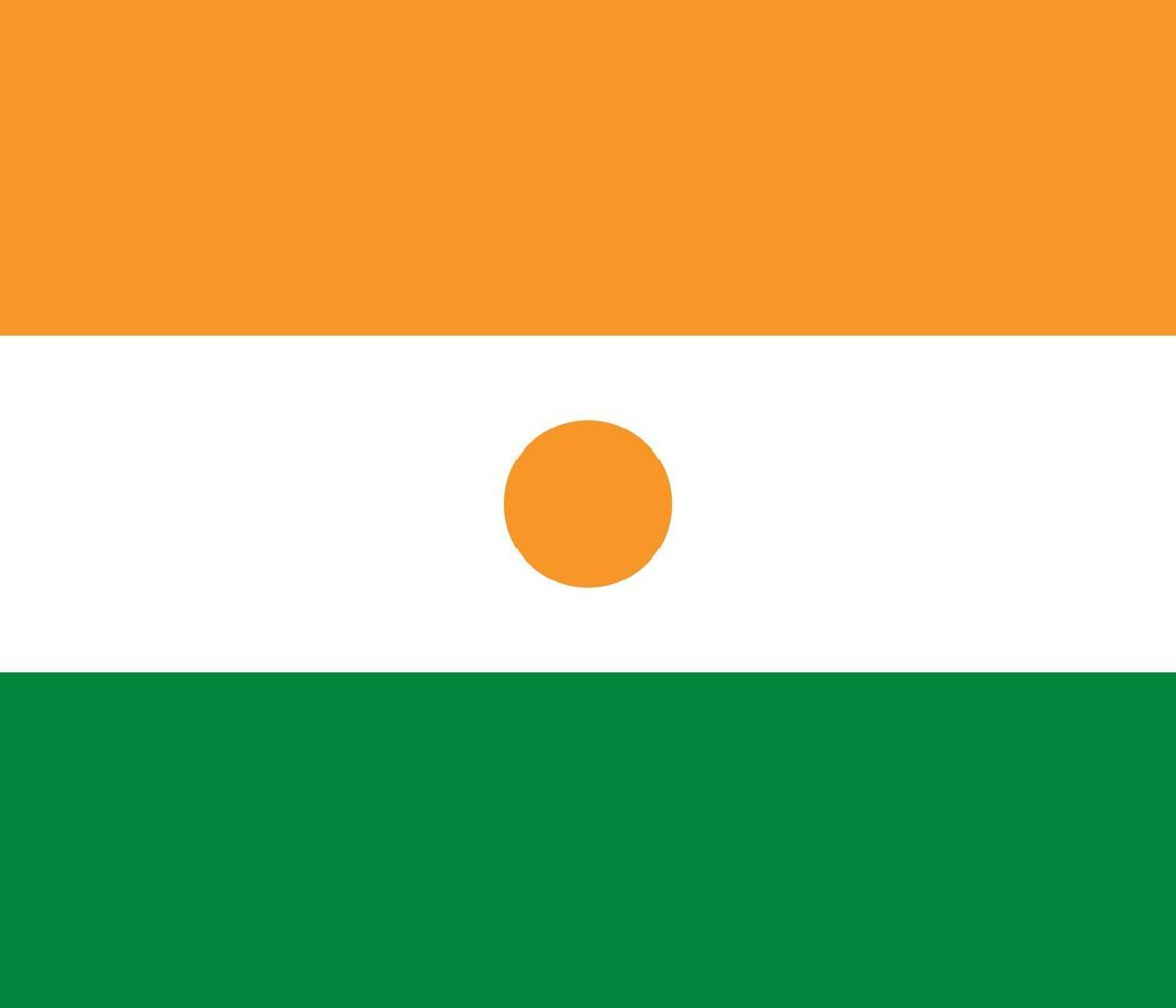 drapeau officiel du niger vecteur