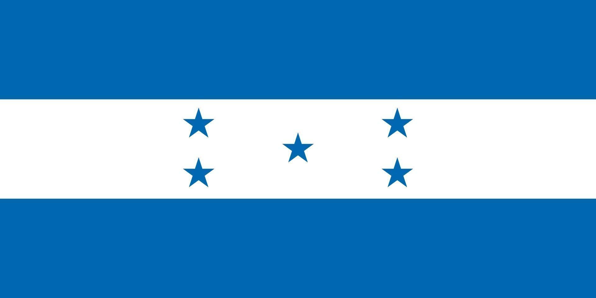 drapeau du honduras officiellement vecteur