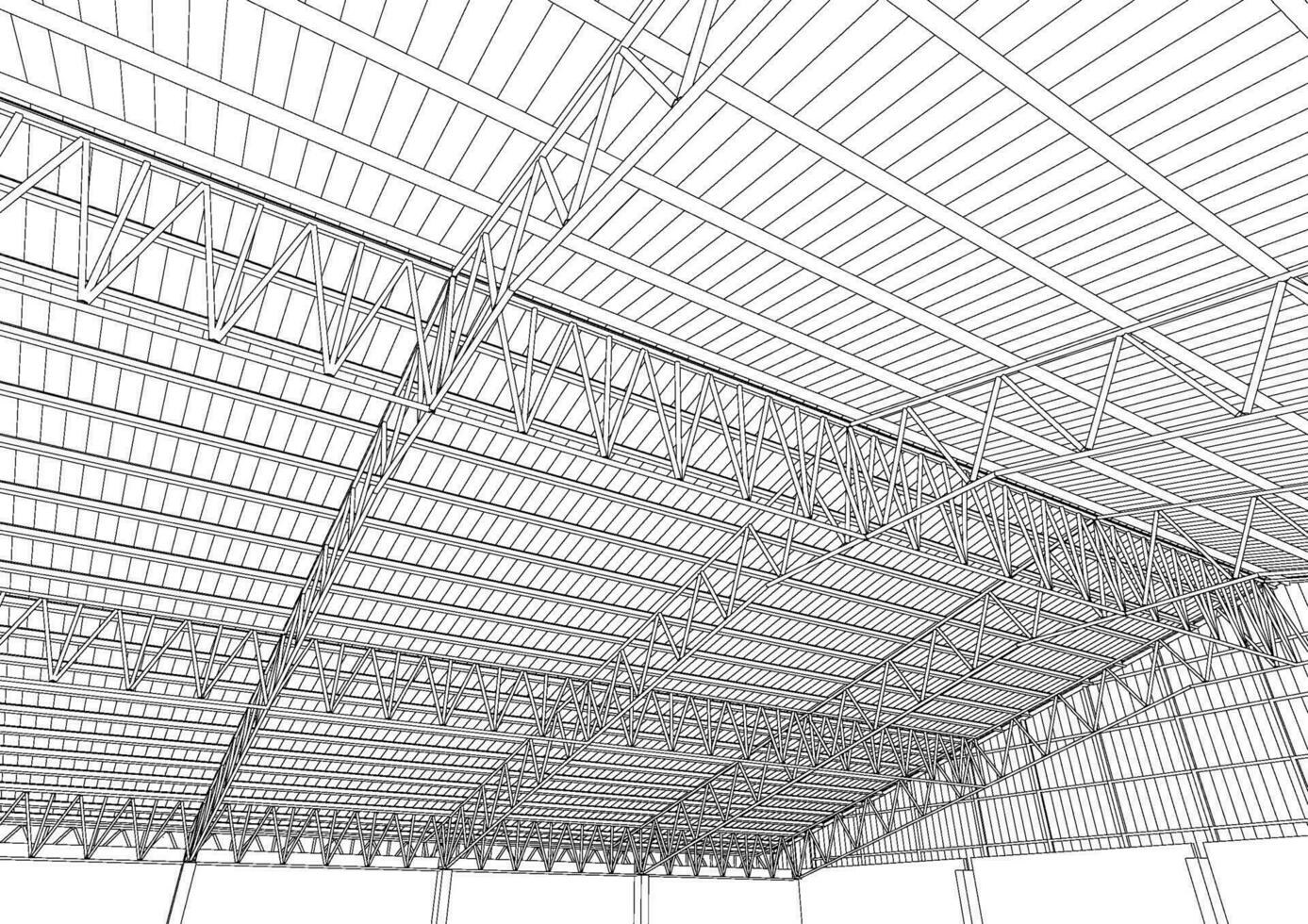 3d illustration du projet de construction vecteur