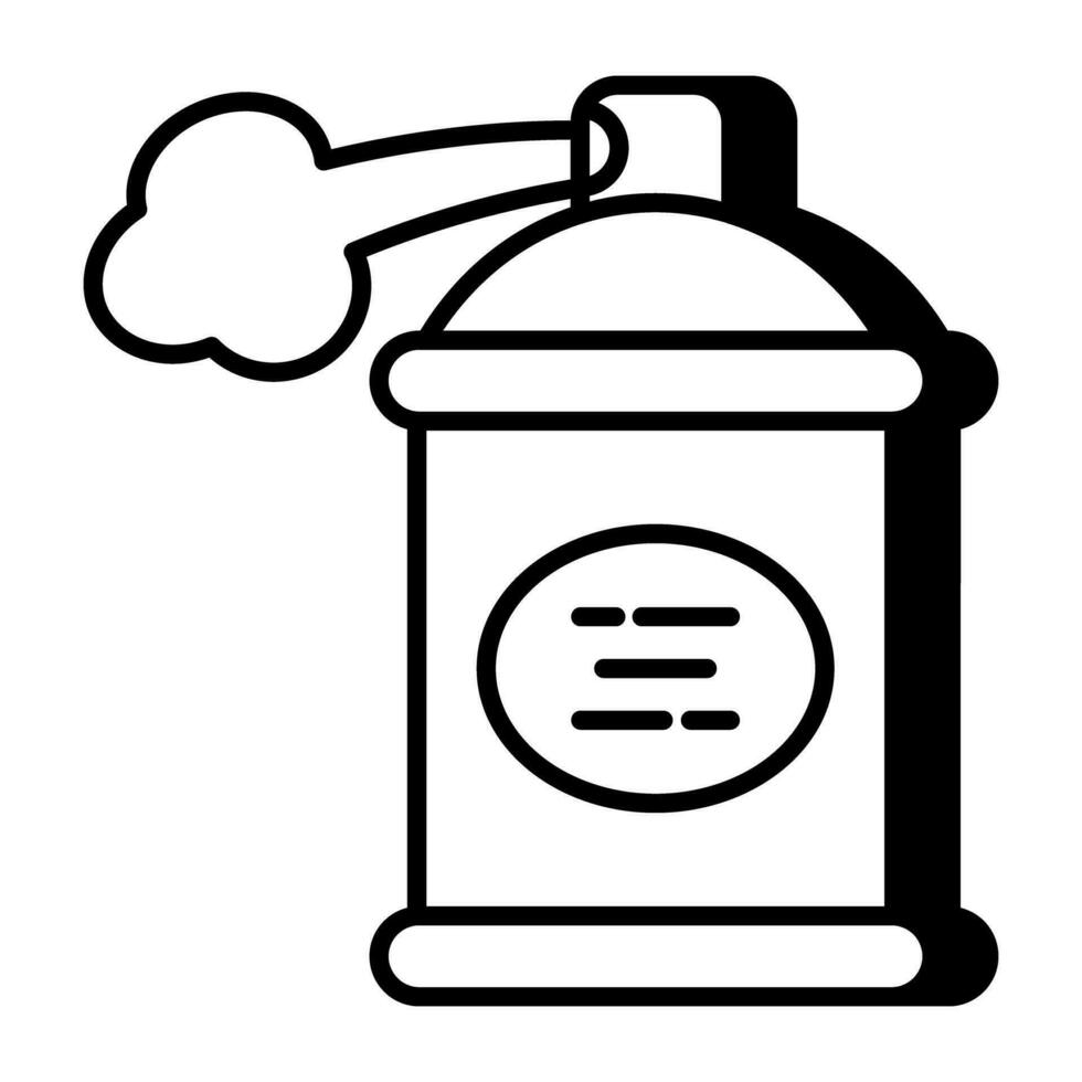 Créatif conception icône de vaporisateur peindre bouteille vecteur