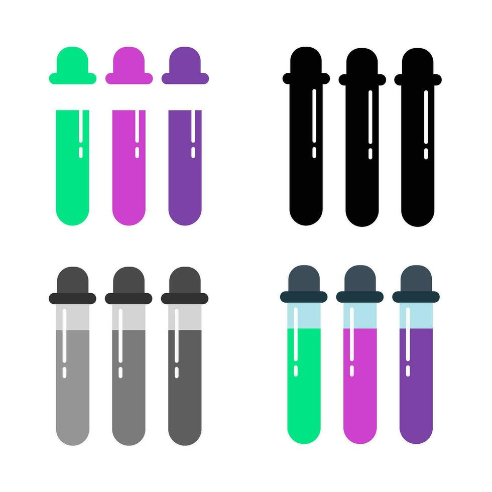 abstrait tester tube silhouette illustration vecteur