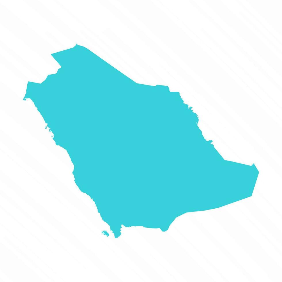 vecteur Facile carte de saoudien Saoudite pays