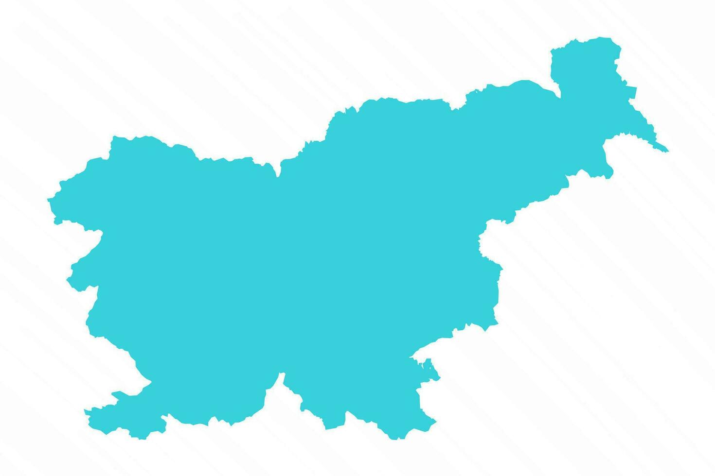 vecteur Facile carte de slovénie pays