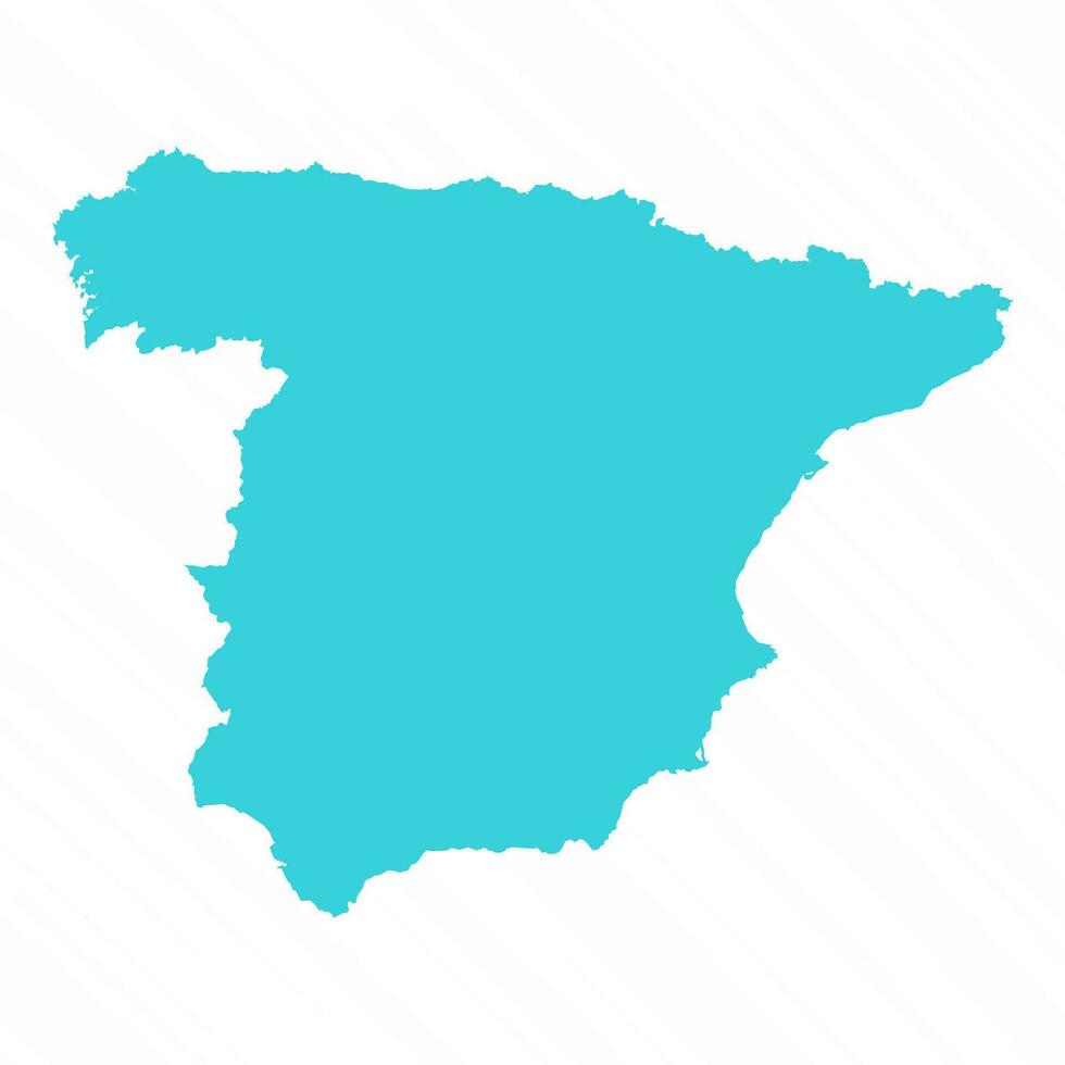 vecteur Facile carte de Espagne pays