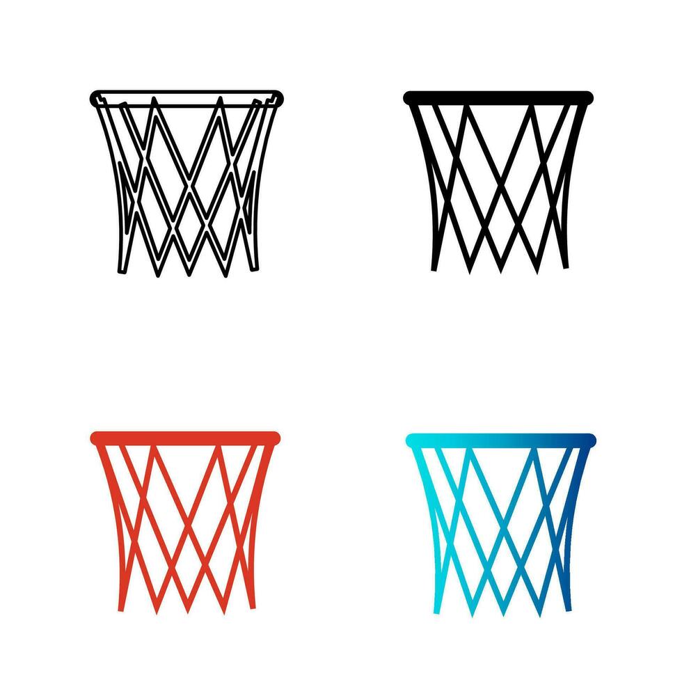 abstrait basketball net silhouette illustration vecteur