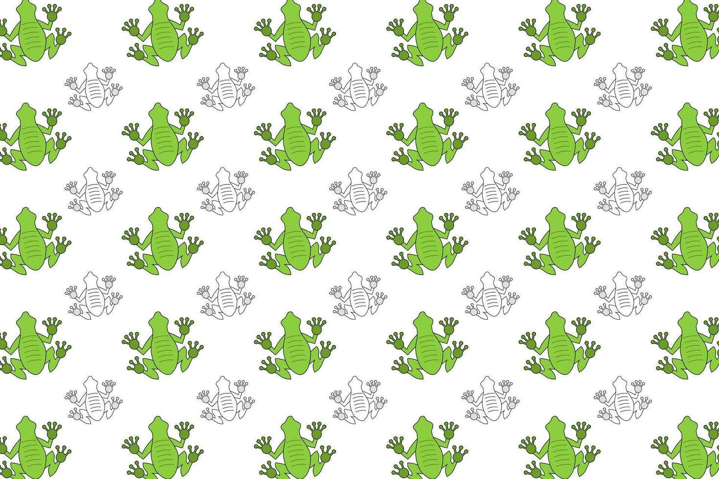 plat grenouille animal modèle Contexte vecteur