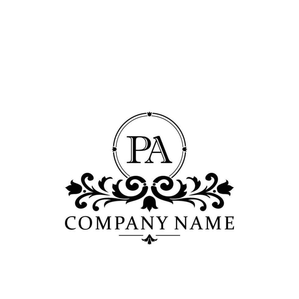 initiale lettre Pennsylvanie Facile et élégant monogramme conception modèle logo vecteur