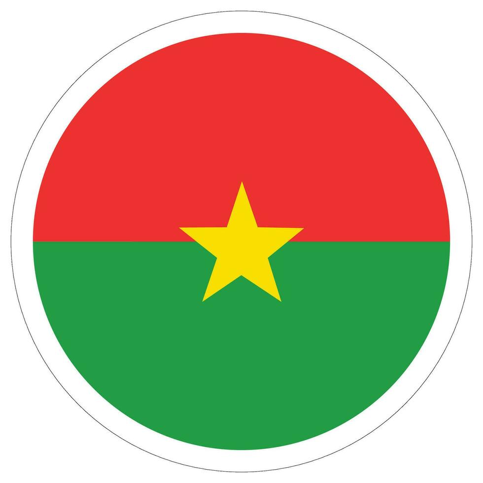 burkina faso drapeau. drapeau de burkina faso forme vecteur