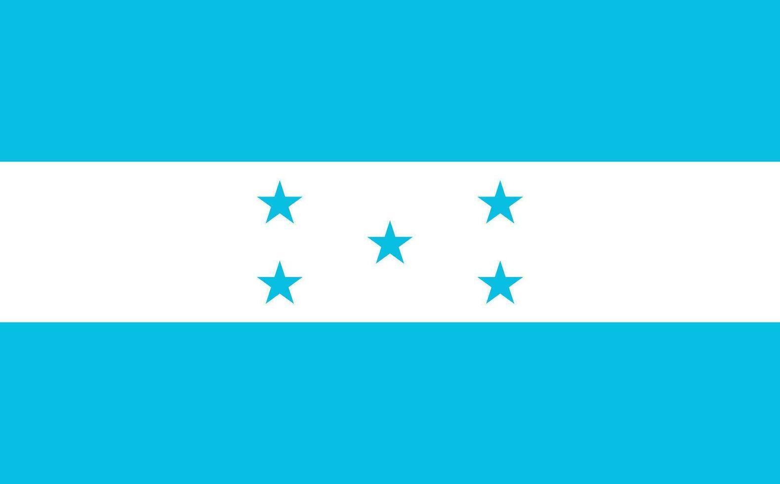 Honduras drapeau forme. drapeau de Honduras vecteur