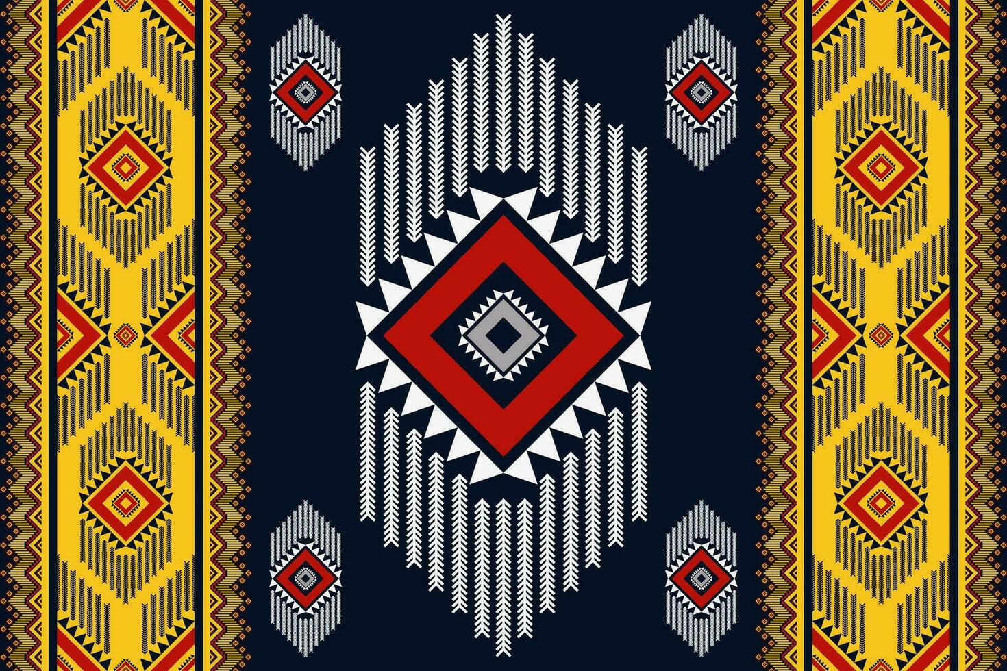 aztèque navajo rayures modèle. ethnique apache Indien géométrique forme sans couture modèle. sud-ouest ethnique modèle utilisation pour textile, tapis, tapis, coussin, fond d'écran ou autre Accueil décoration éléments. vecteur