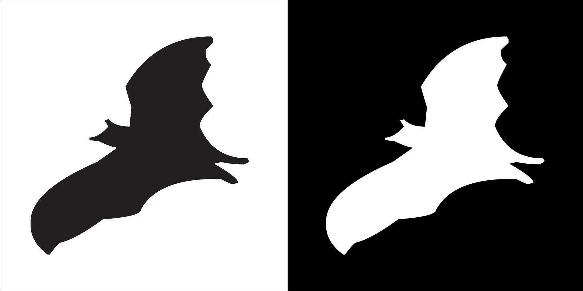 chauve souris icône graphique vecteur illustration, noir et blanc couleur, avec transparent Contexte