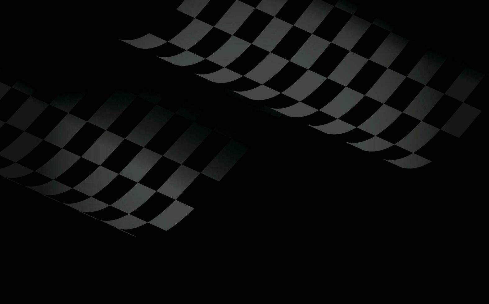 optique illusion vague. échecs vagues planche. abstrait 3d noir et blanc illusions. horizontal lignes rayures modèle ou Contexte avec ondulé Distorsion effet. vecteur illustration.