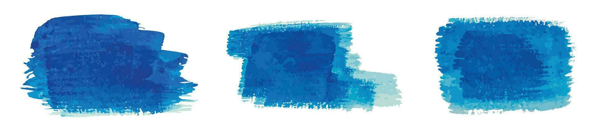 bleu aquarelle tache. aquarelle Contexte. bleu aquarelle brosse. vecteur conception