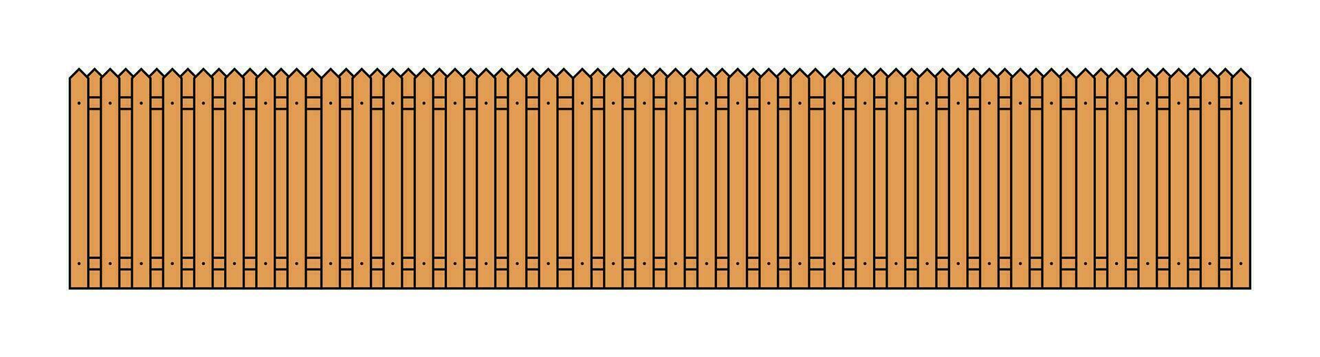 coloré contour clôture dans plat style vecteur illustration isolé sur blanc