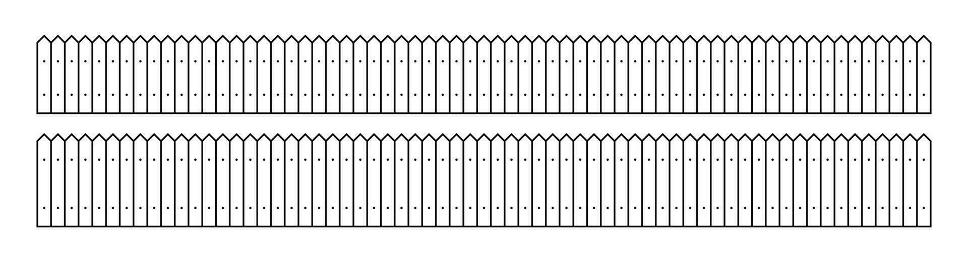 contour clôture dans plat style vecteur illustration isolé sur blanc