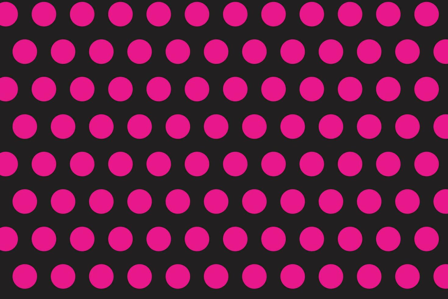 Facile abstrait jointes rose polka point modèle sur noir Couleur Contexte vecteur